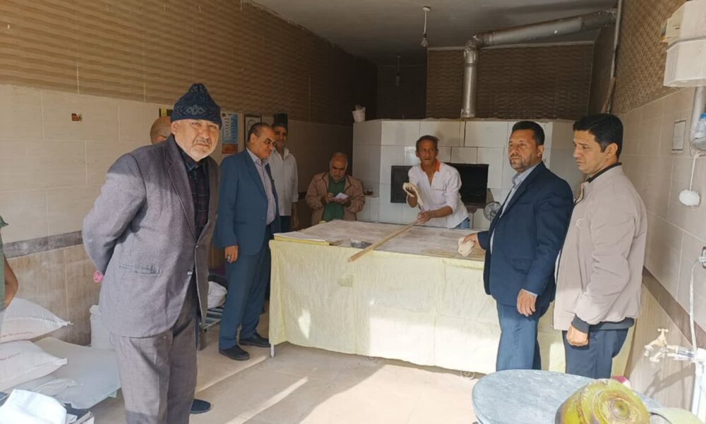 پلمپ دو واحد نانوایی متخلف در اهر به دستور فرماندار؛ تشدید بازرسی‌های کم‌فروشی و کیفیت نان