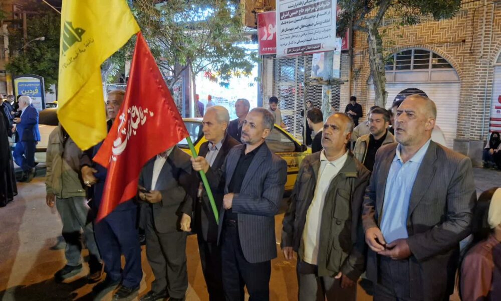 گزارش تصویری /موج ۱۰۶ حضور دشمنشکن اهریها در سنگر خیابان